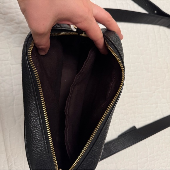 Coach Black Leather Camera Shoulder Bag - Picture 3 of 4